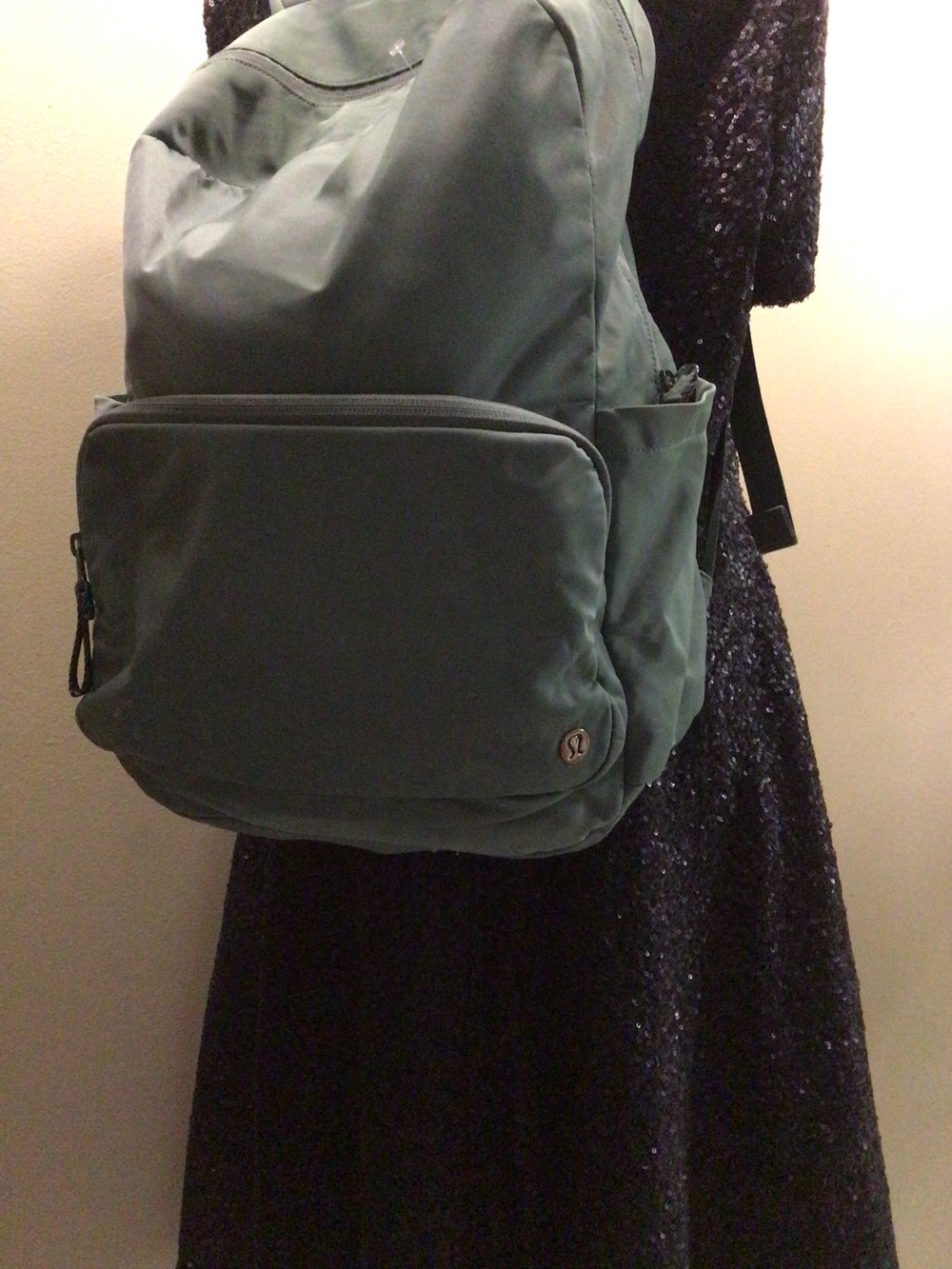 lululemon everywhere backpack in trench 22L with minor cosmetic scratches.